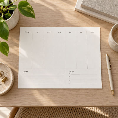Printable Weekly Planner (PDF)