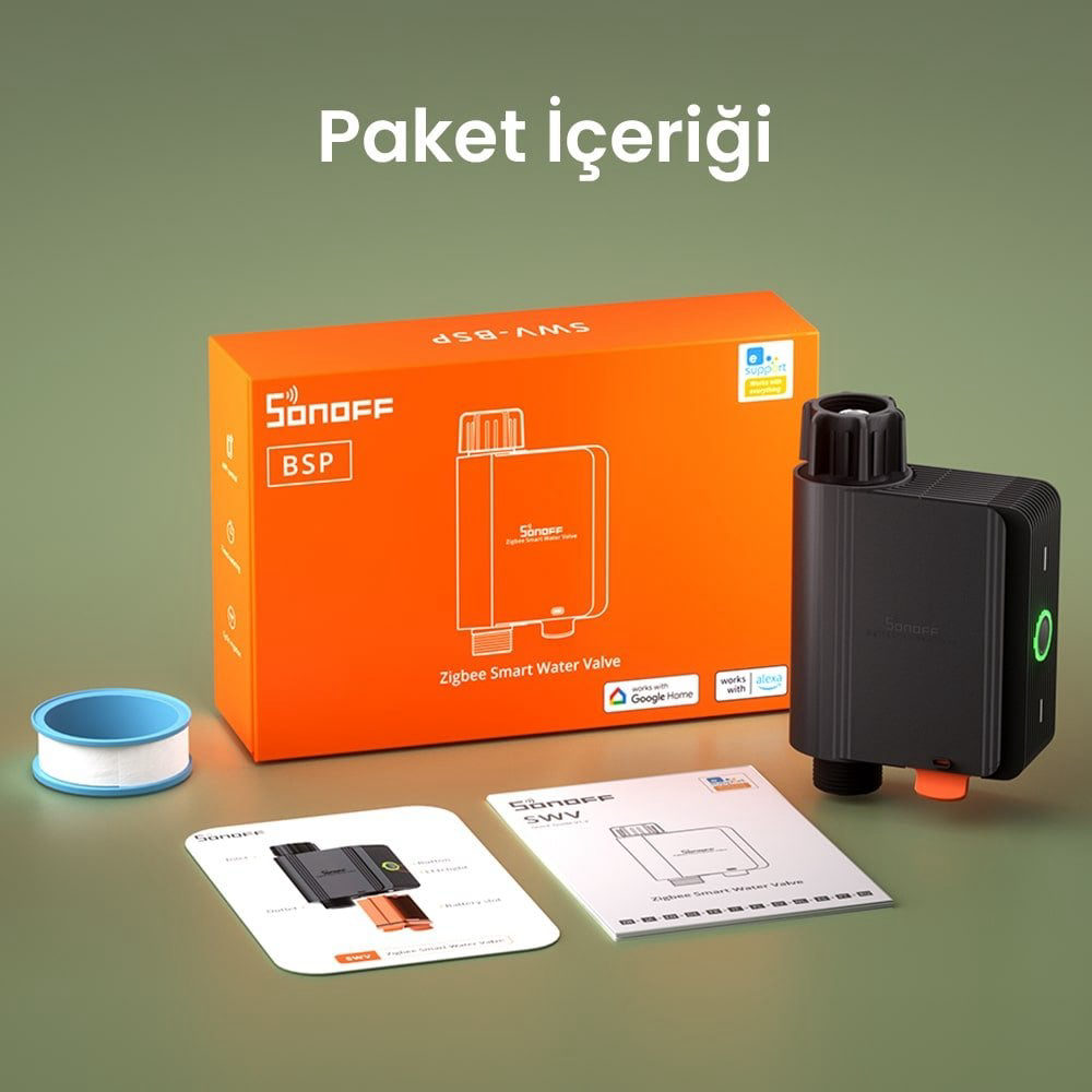 SONOFF ZigBee Akıllı Su Vanası