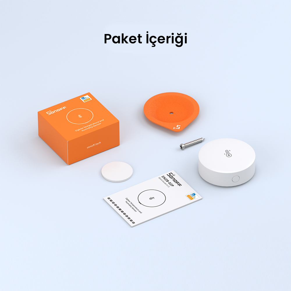 SNZB-02P ZigBee Sıcaklık ve Nem Sensörü