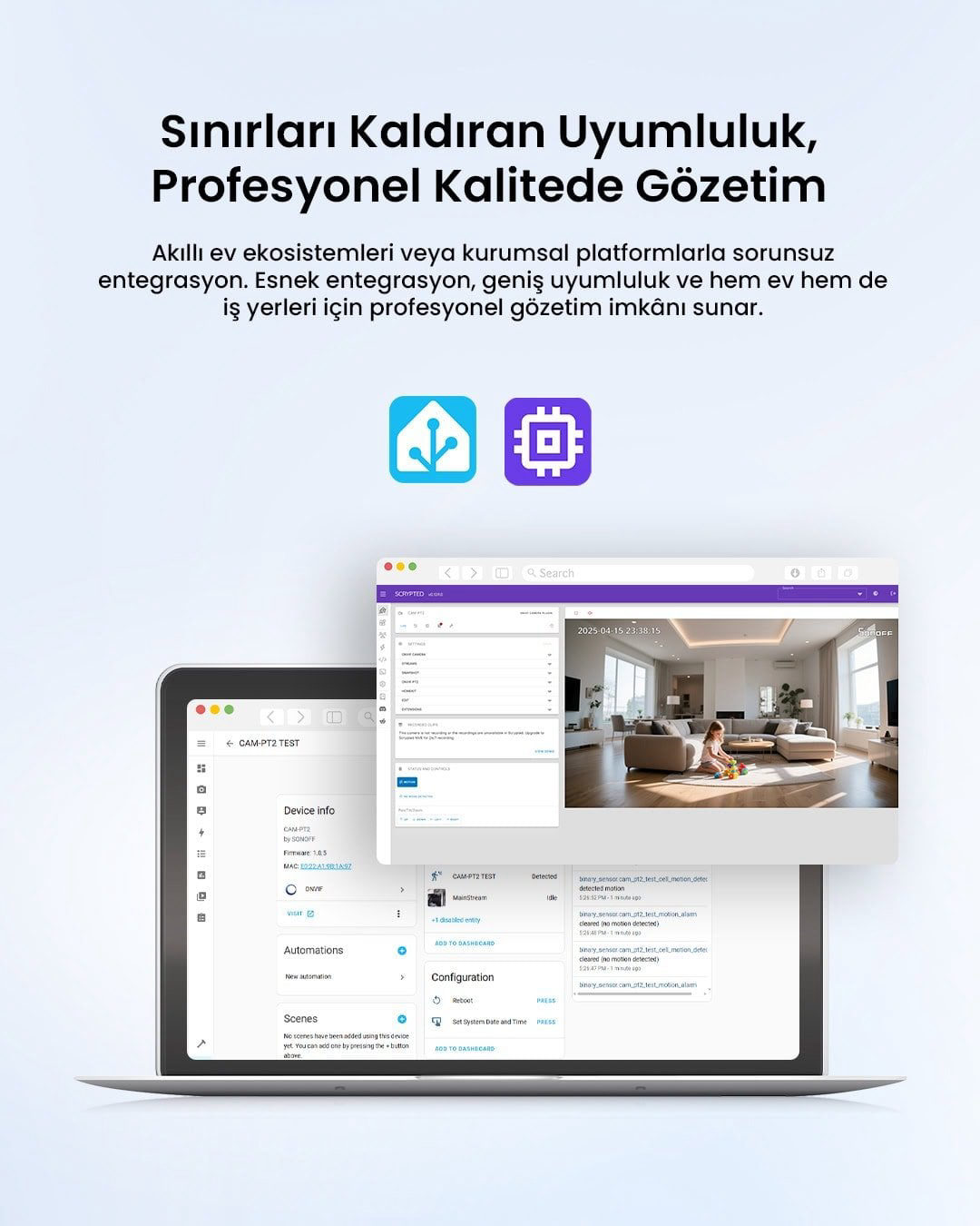 SONOFF CAM Pan-Tilt 2 Akıllı Kamera 360° Hareketli