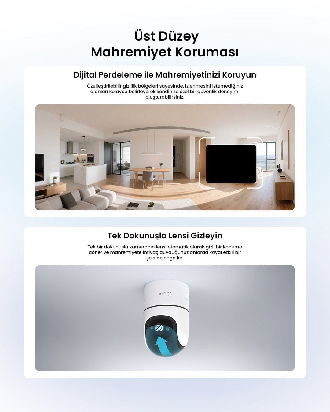 SONOFF CAM Pan-Tilt 2 Akıllı Kamera 360° Hareketli