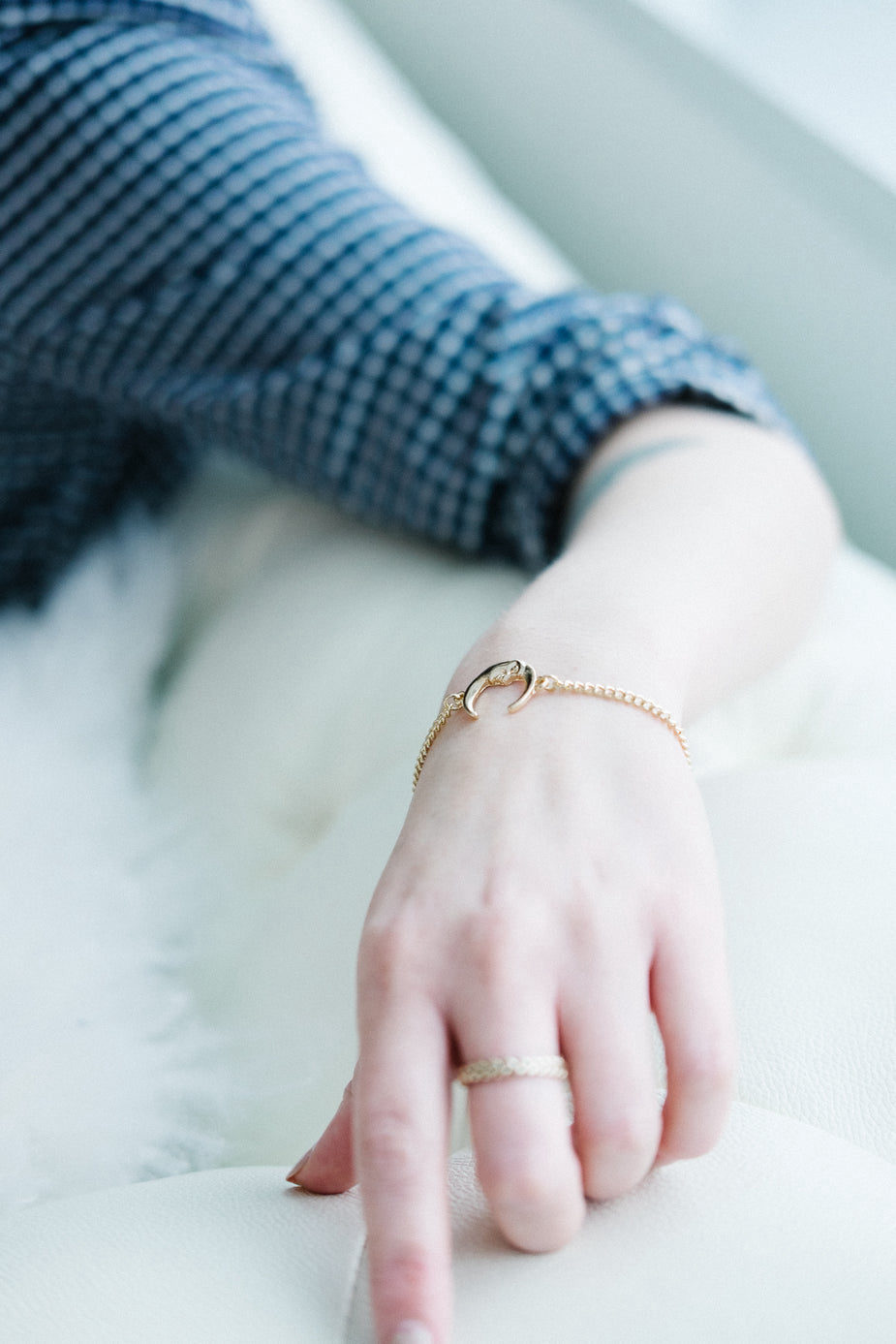Moon Charm Bracelet - Image 1