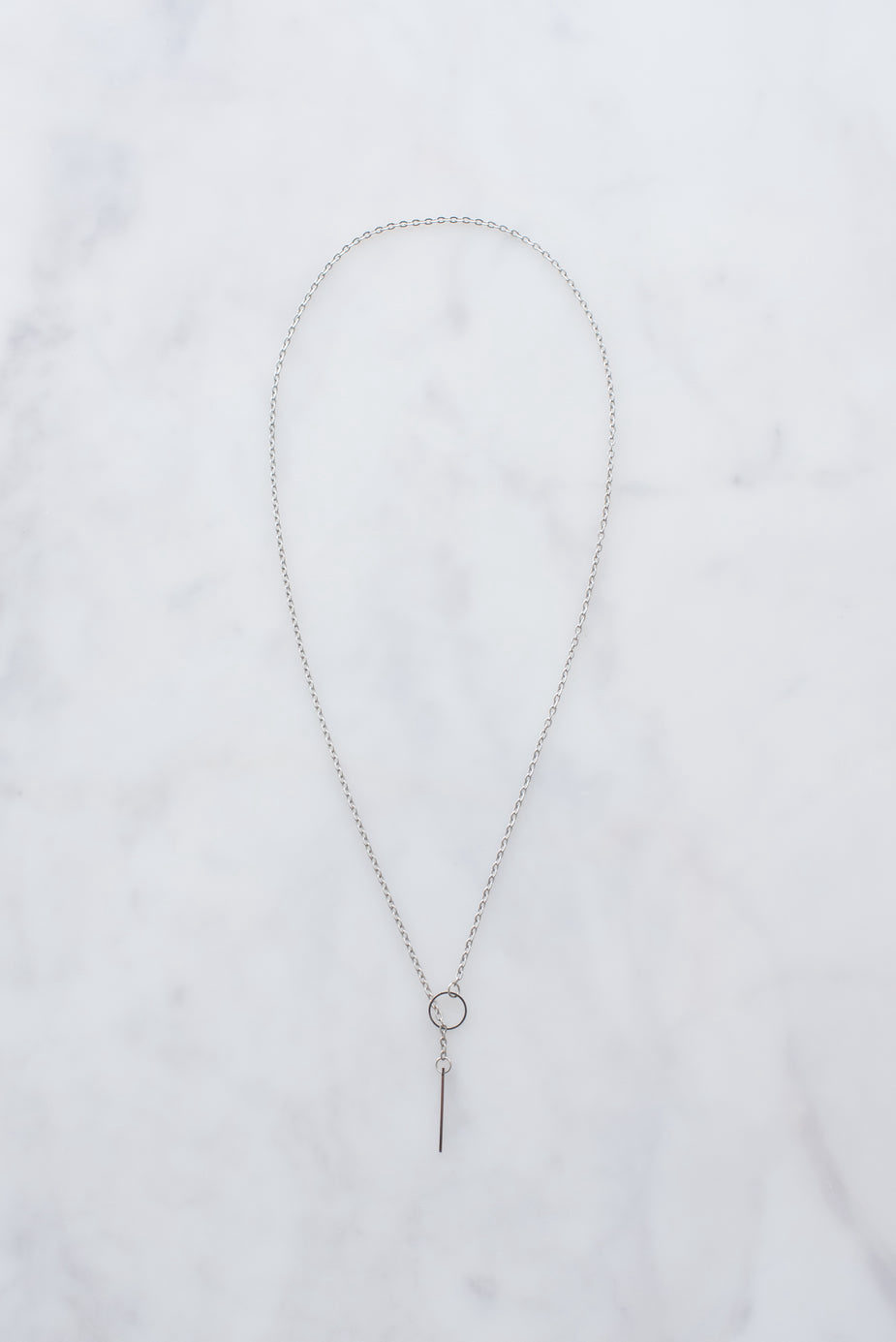 Silver Threader Necklace - Image 1