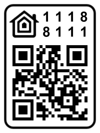 HomeKit setup code 111-88-111